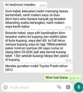 Testimoni MINICON