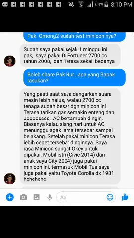 Testimoni MINICON