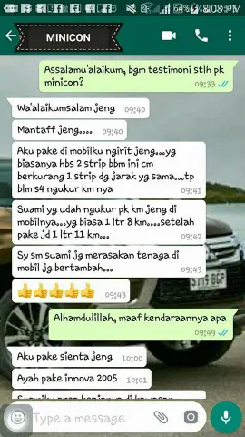 Testimoni MINICON